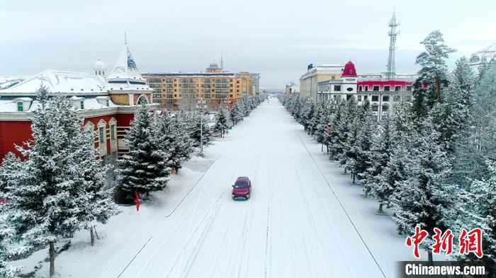 中国最北城市漠河降雪，冬日童话正在上演的瑰丽景象🌨️