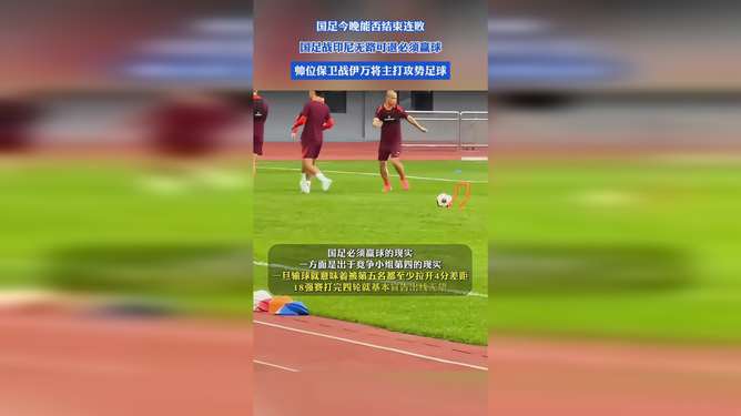 国足决战印尼，科技助力，必胜之战！