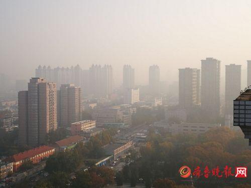 济南部分城区空气异味，生活仍充满阳光与希望