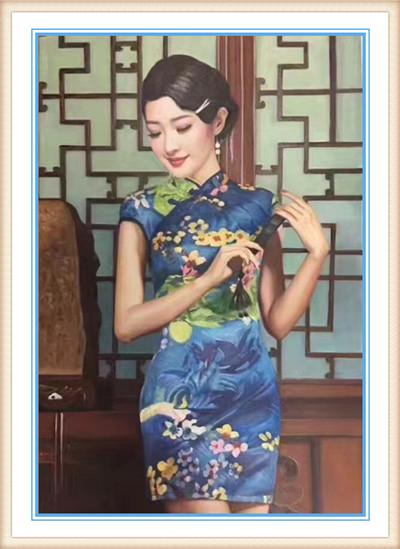 美女旗袍时尚之旅，探索变化，自信与成就感的华丽旗袍风采