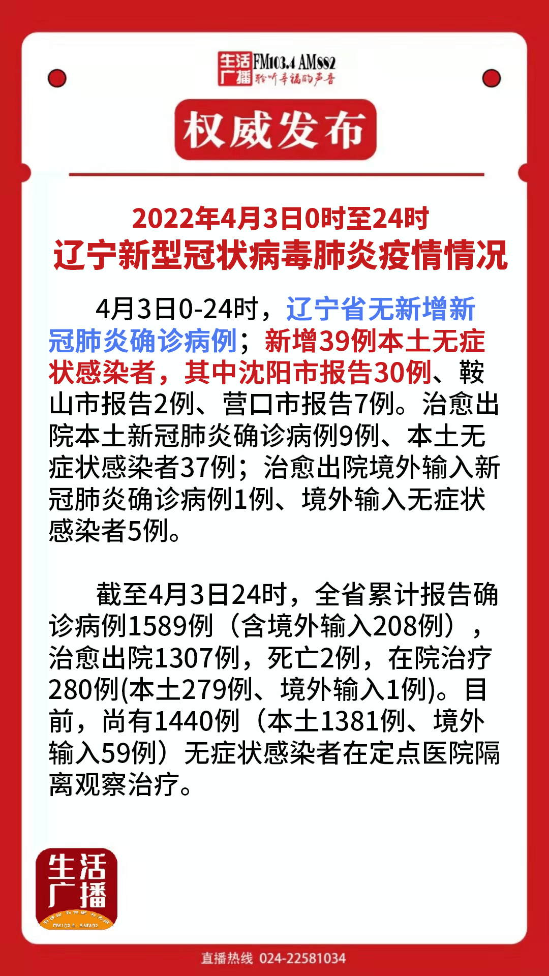 沈阳最新疫情动态更新📢